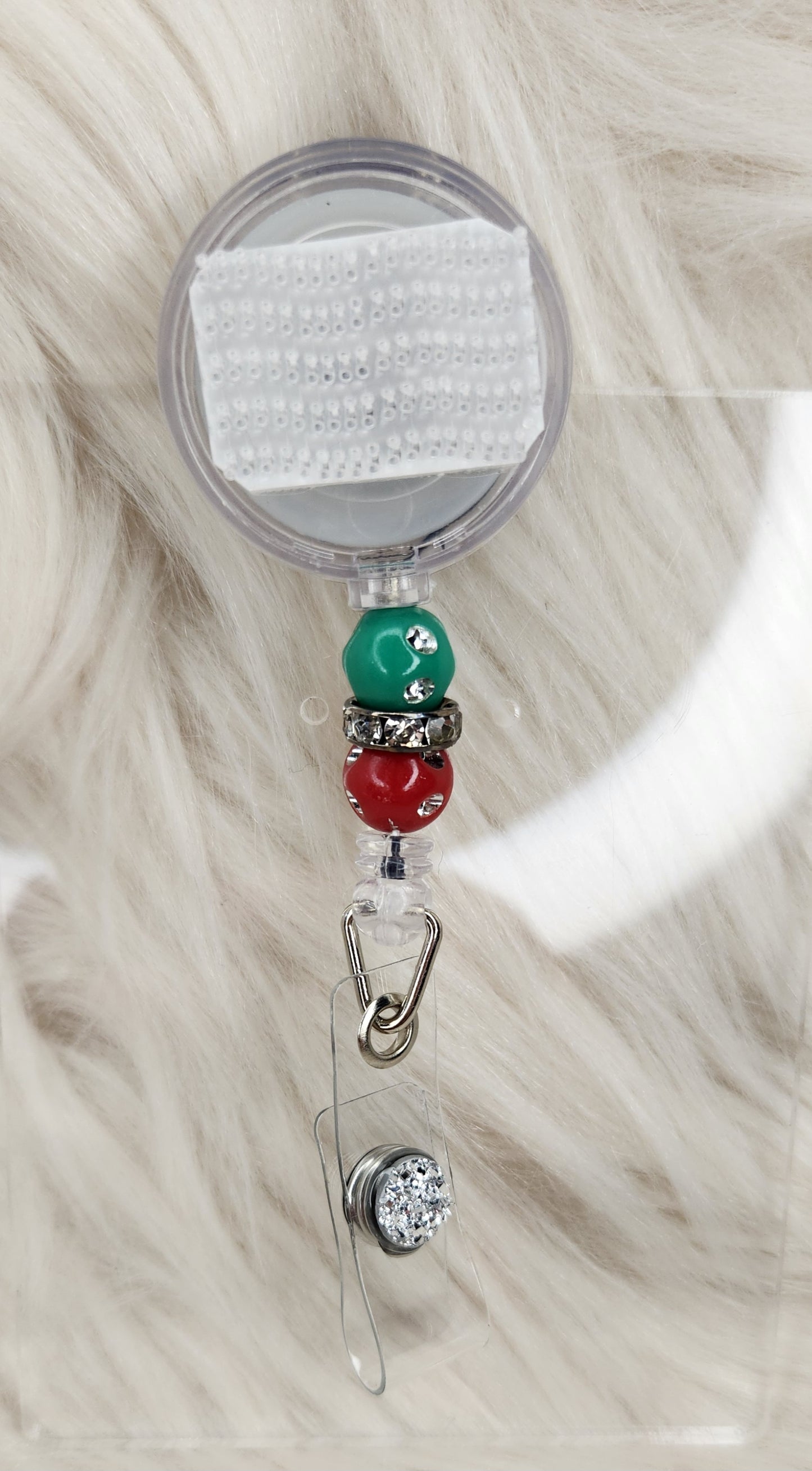 Red/Green Badge Reel(Alligator Clip)