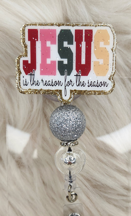Jesus is the Reason Badge Reel Face