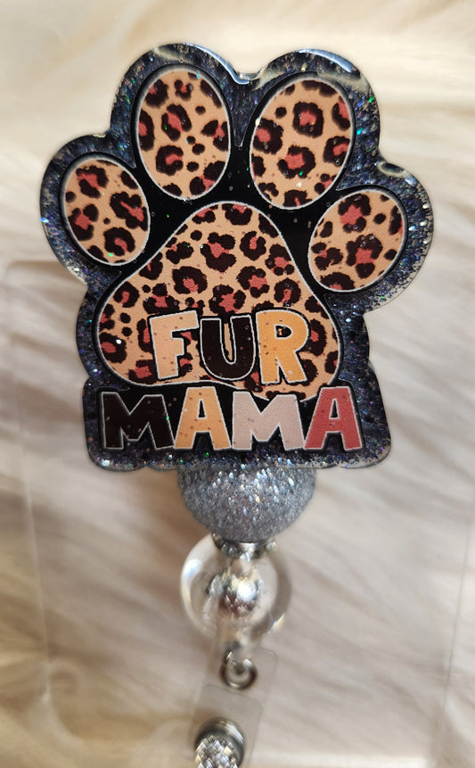Fur Mama #2 Badge Reel Face