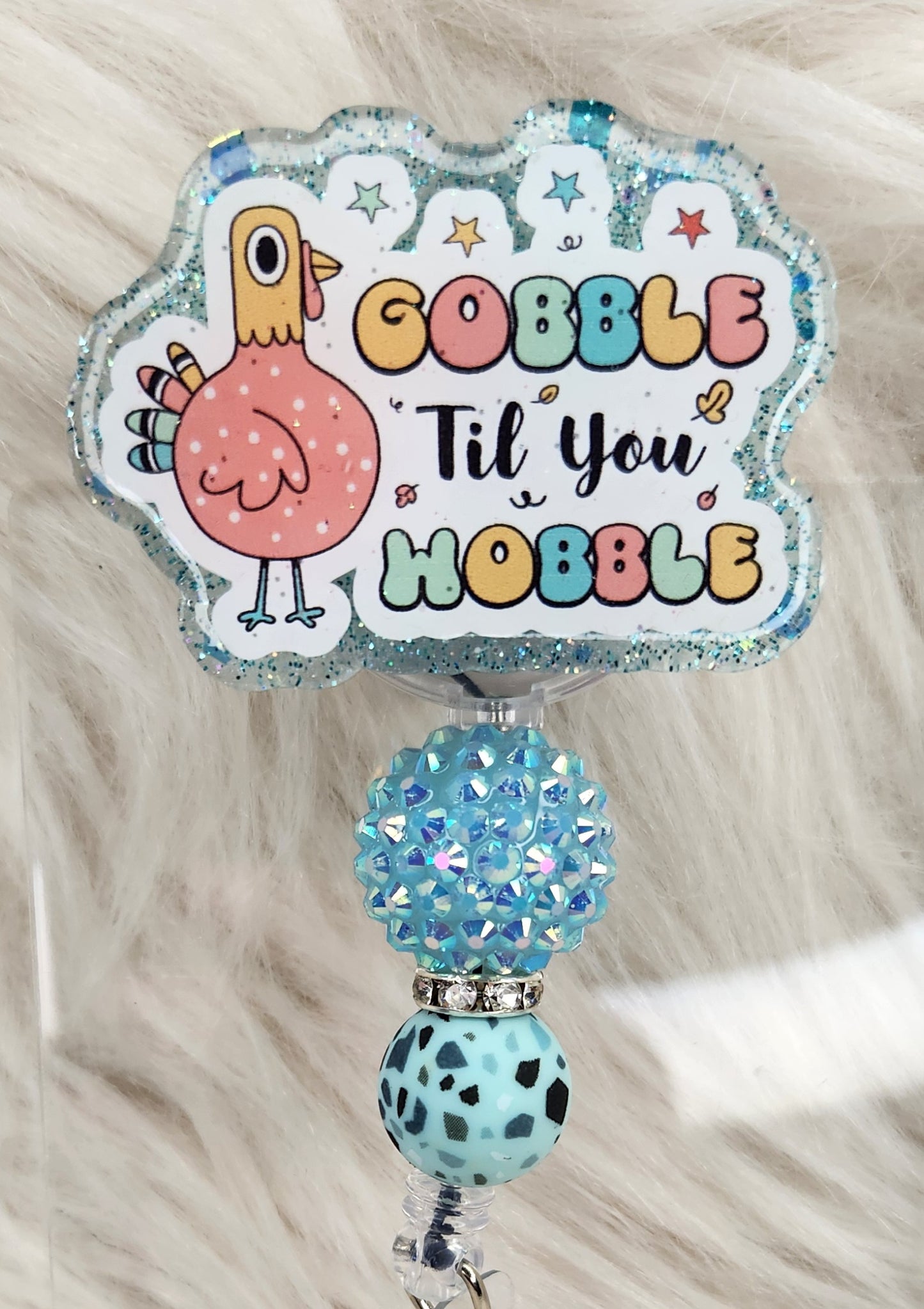 Gobble Badge Reel Face