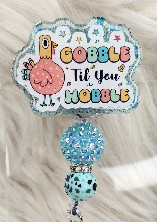 Gobble Badge Reel Face