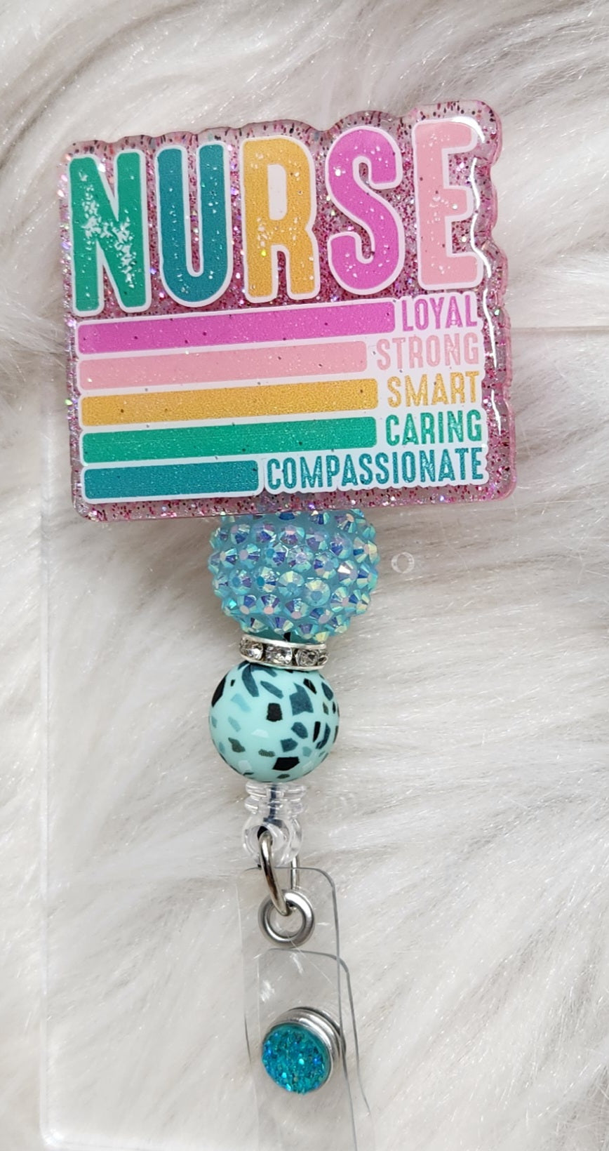 NURSE Badge Reel Face