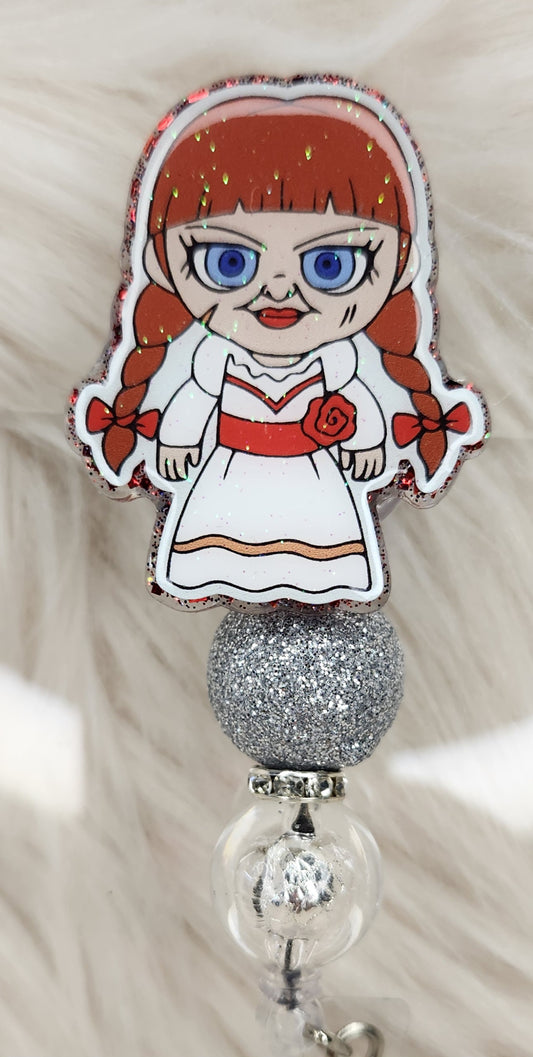 Annabelle Badge Reel Face