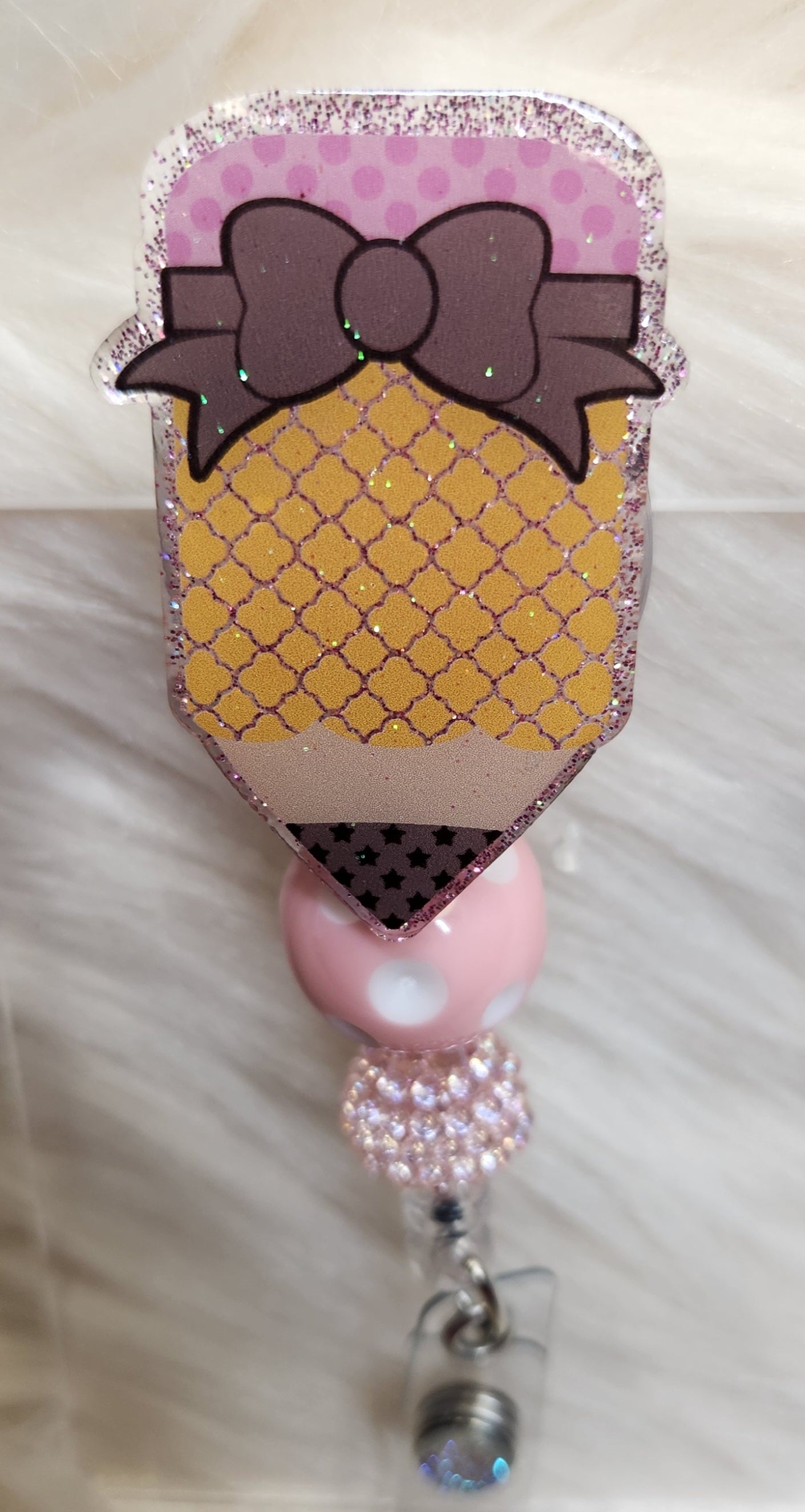 Pencil Badge Reel Face