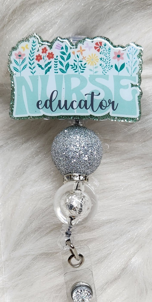 Nurse Educator Badge Reel Face