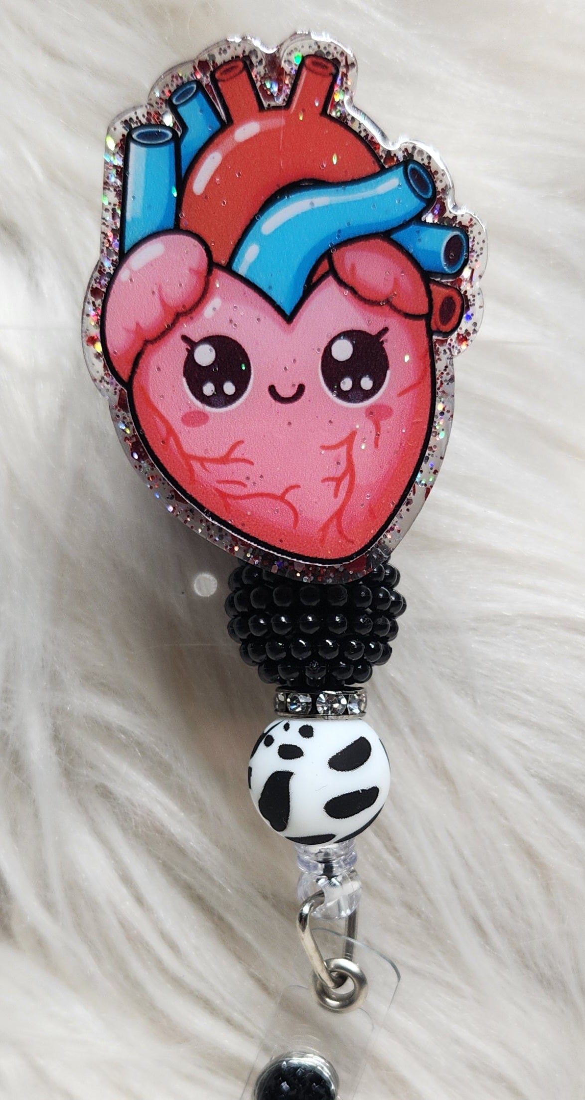Anatomical Heart #5 Badge Reel Face