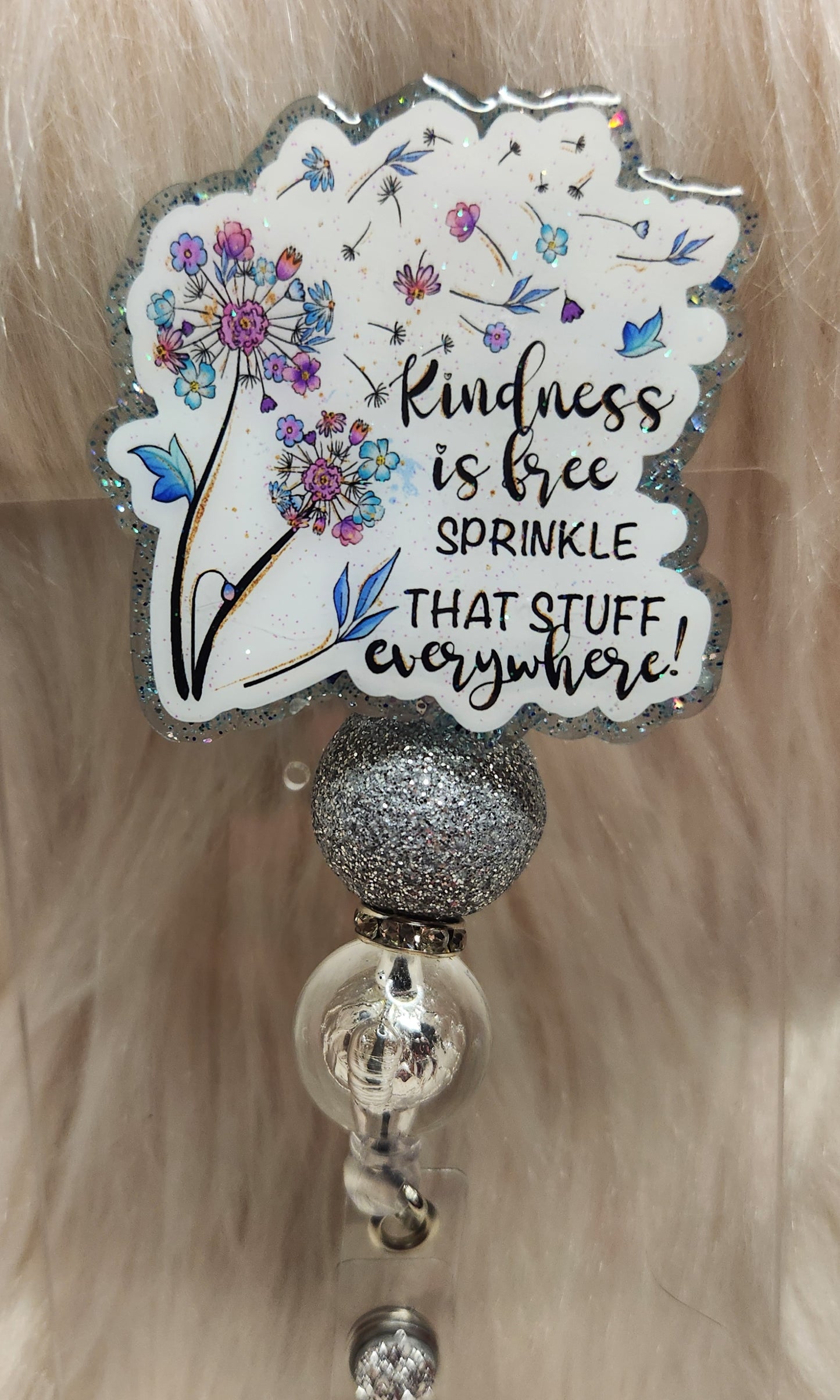 Kindness Is Free Badge Reel Face