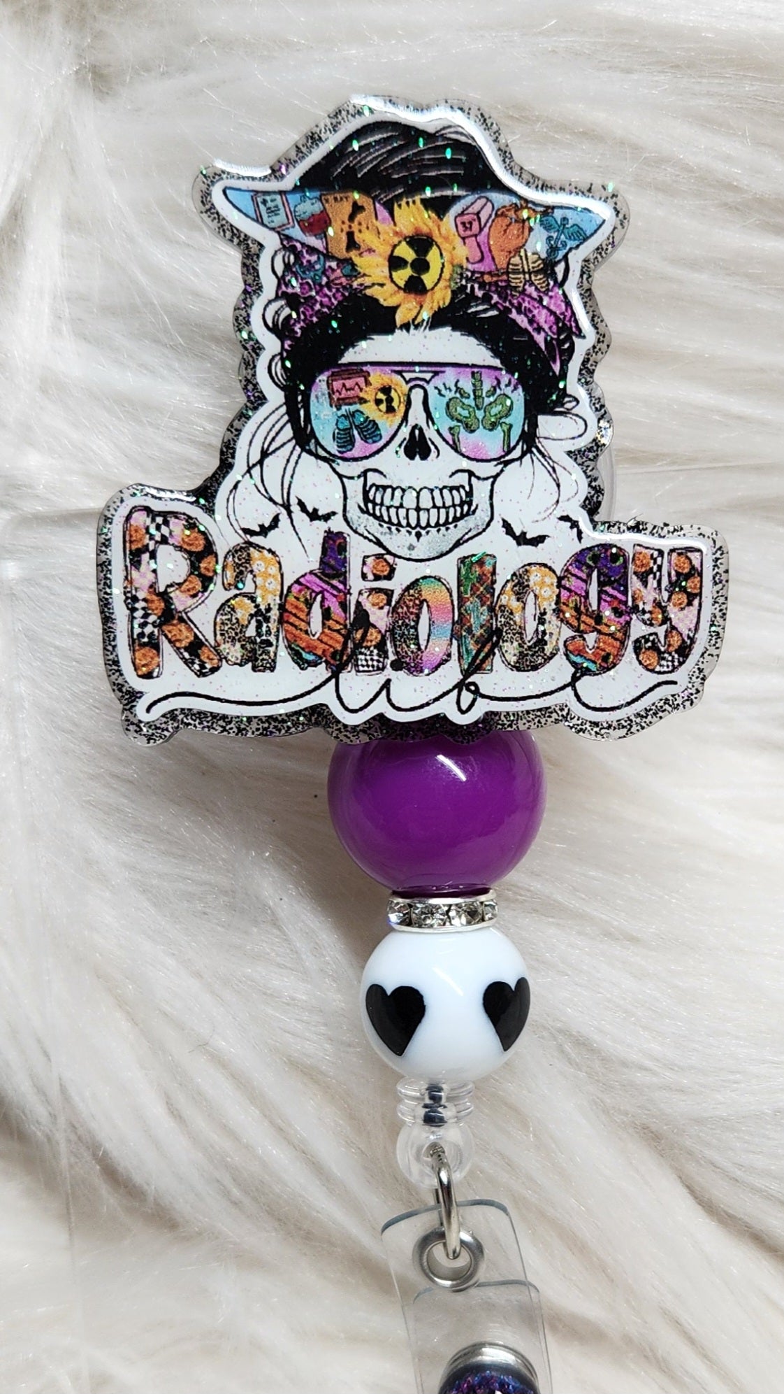 Radiology Life Badge Reel Face