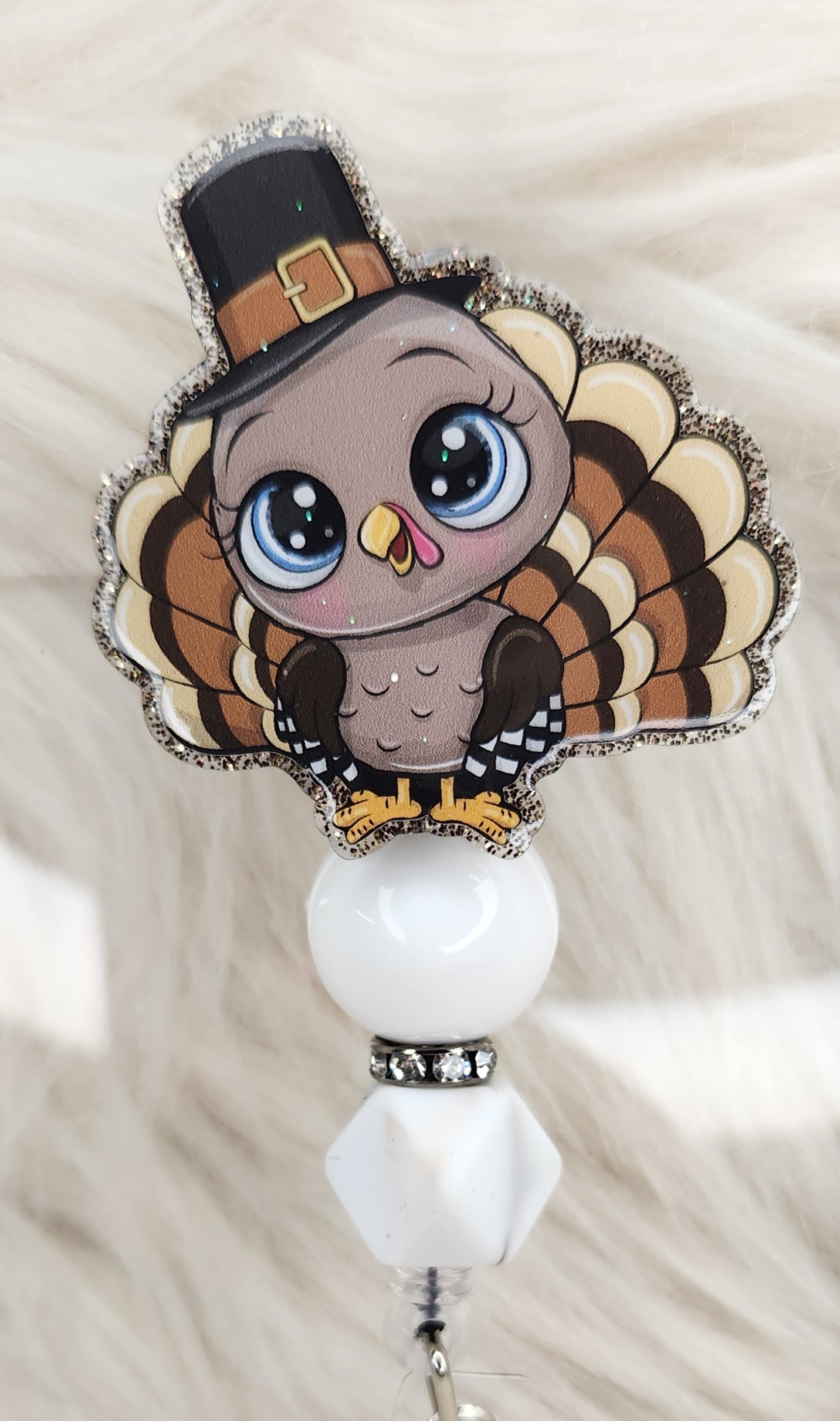 Turkey With Hat Badge Reel Face