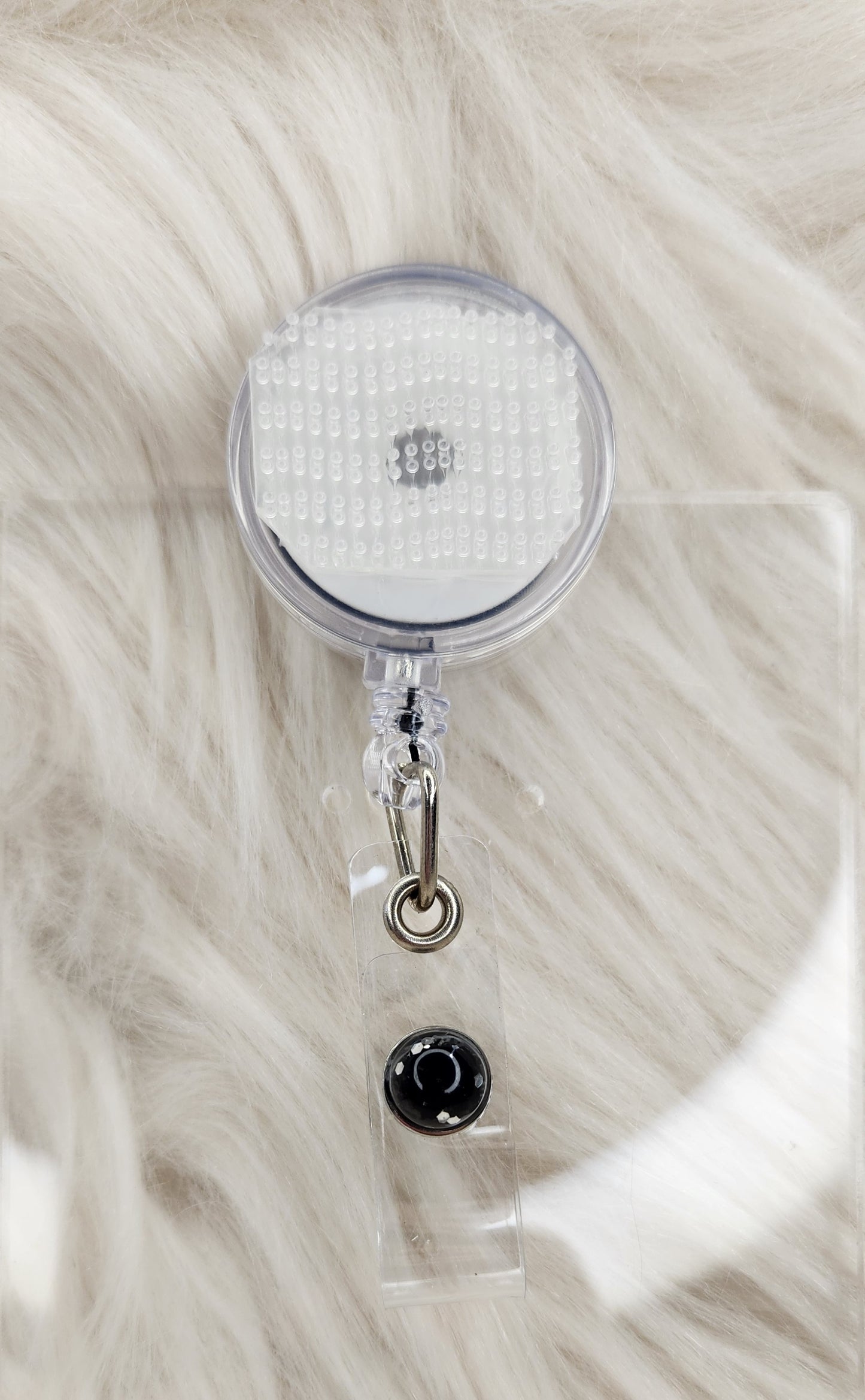 Black Basic Badge Reel(Alligator Clip)