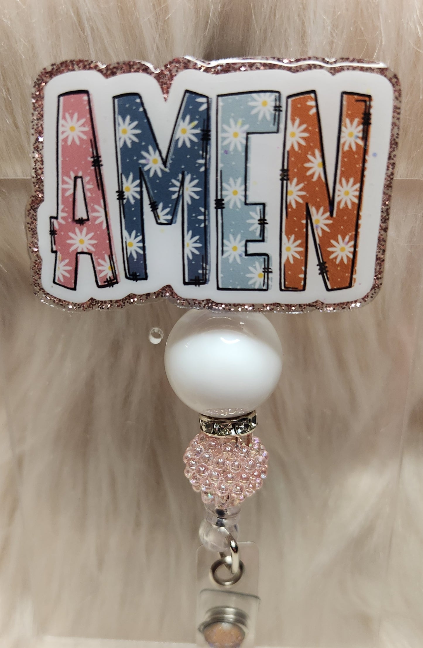 AMEN Badge Reel Face