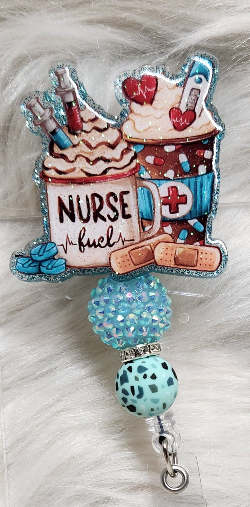 Nurse Fuel Badge Reel Face