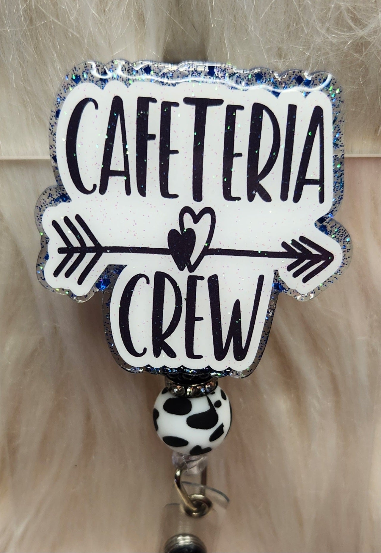 Cafeteria Crew Badge Reel Face