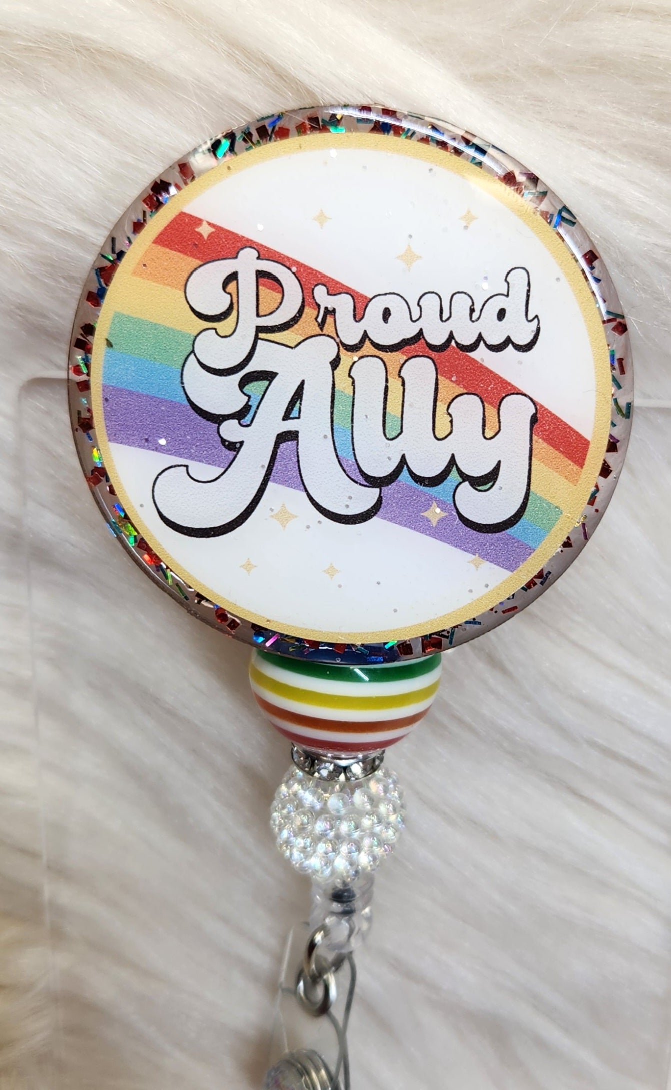 Proud Ally Badge Reel Face