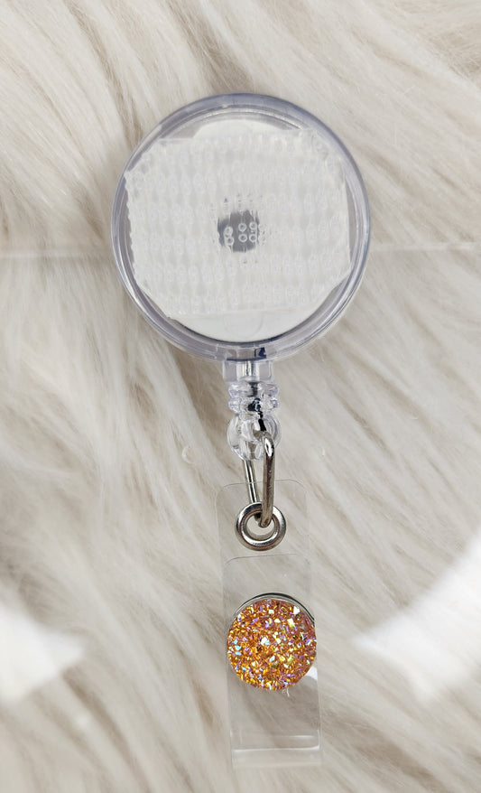 Orange #2 Basic Badge Reel(Alligator Clip)