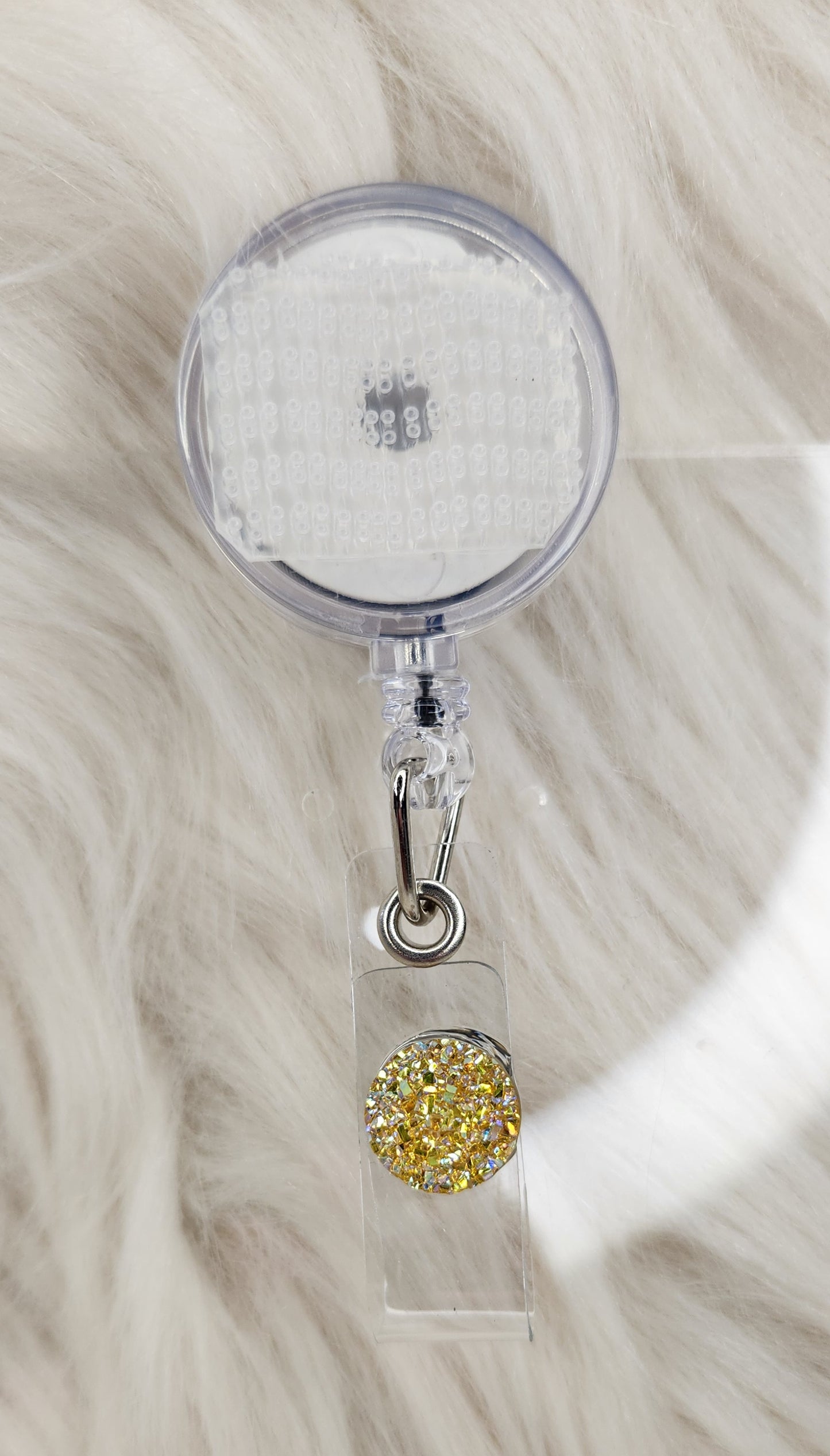 Yellow #2 Basic Badge Reel(Alligator Clip)