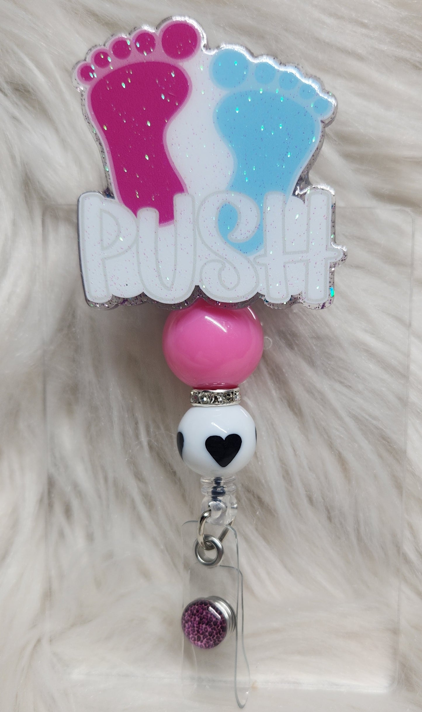 Push Badge Reel Face