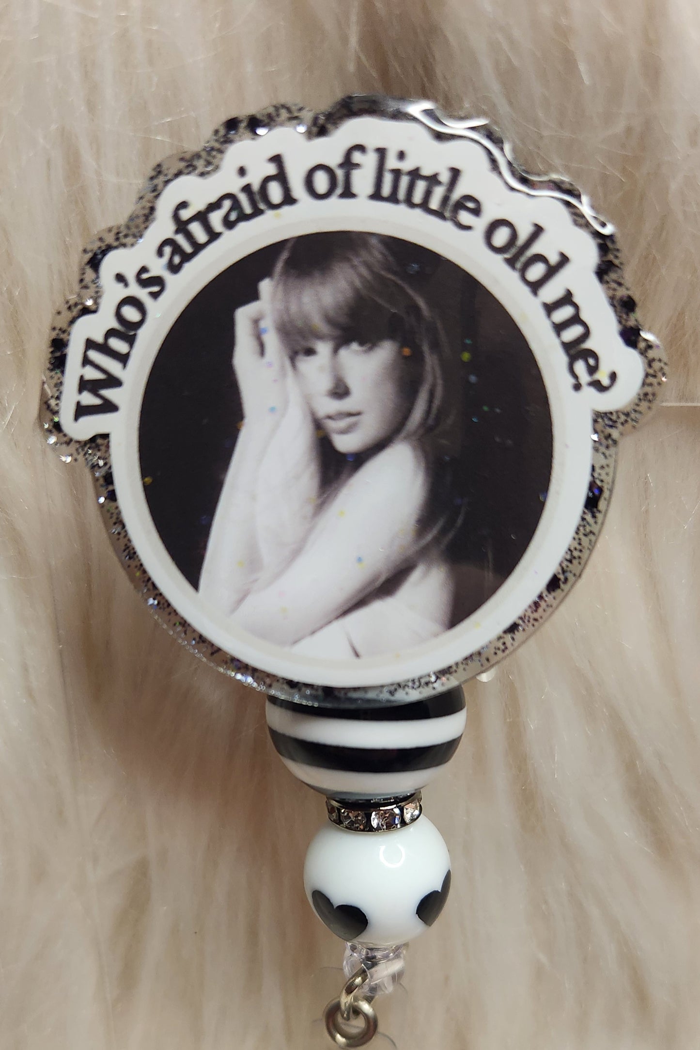 Who's Afraid Badge Reel Face