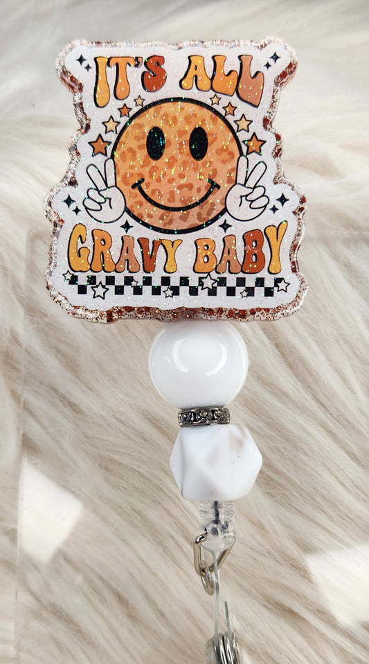 It's All Gravy Badge Reel Face