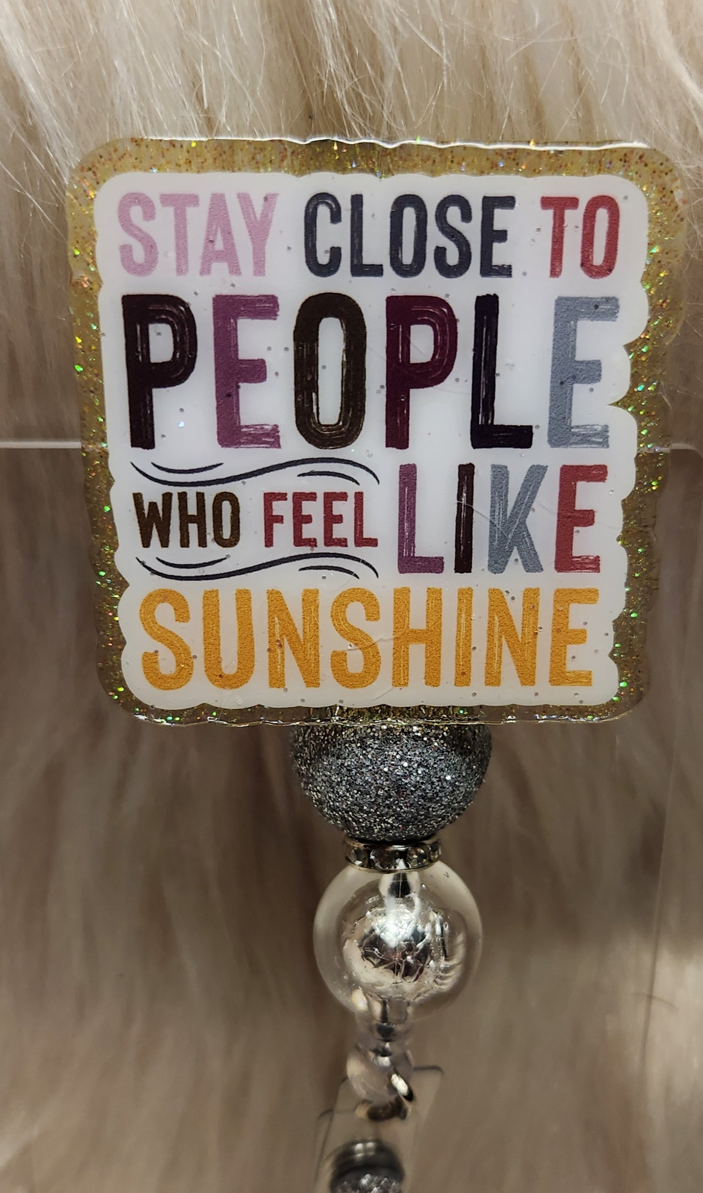 Sunshine Badge Reel Face