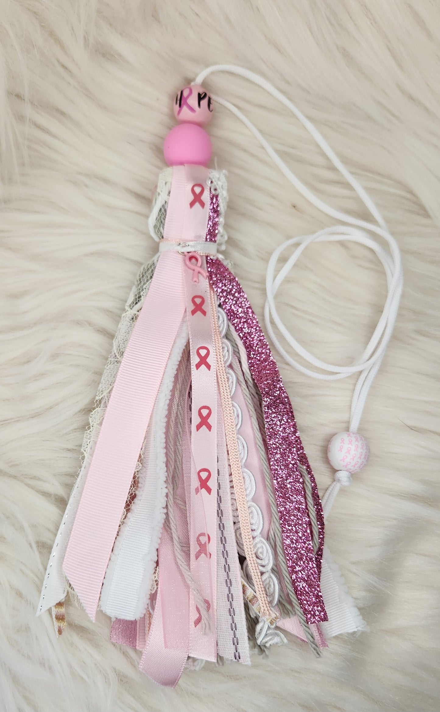 Bible/Bookmark Tassel Breast Cancer #2
