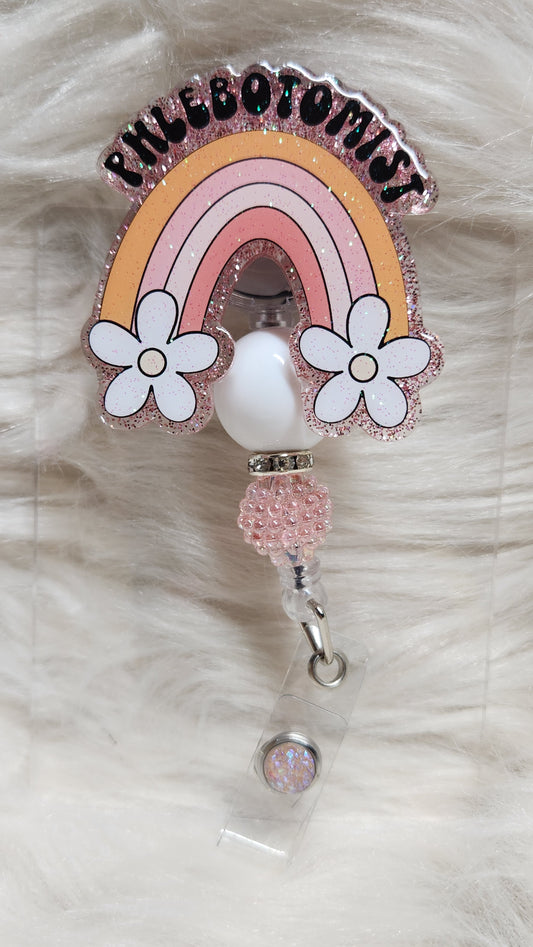 Phlebotomist Badge Reel Face