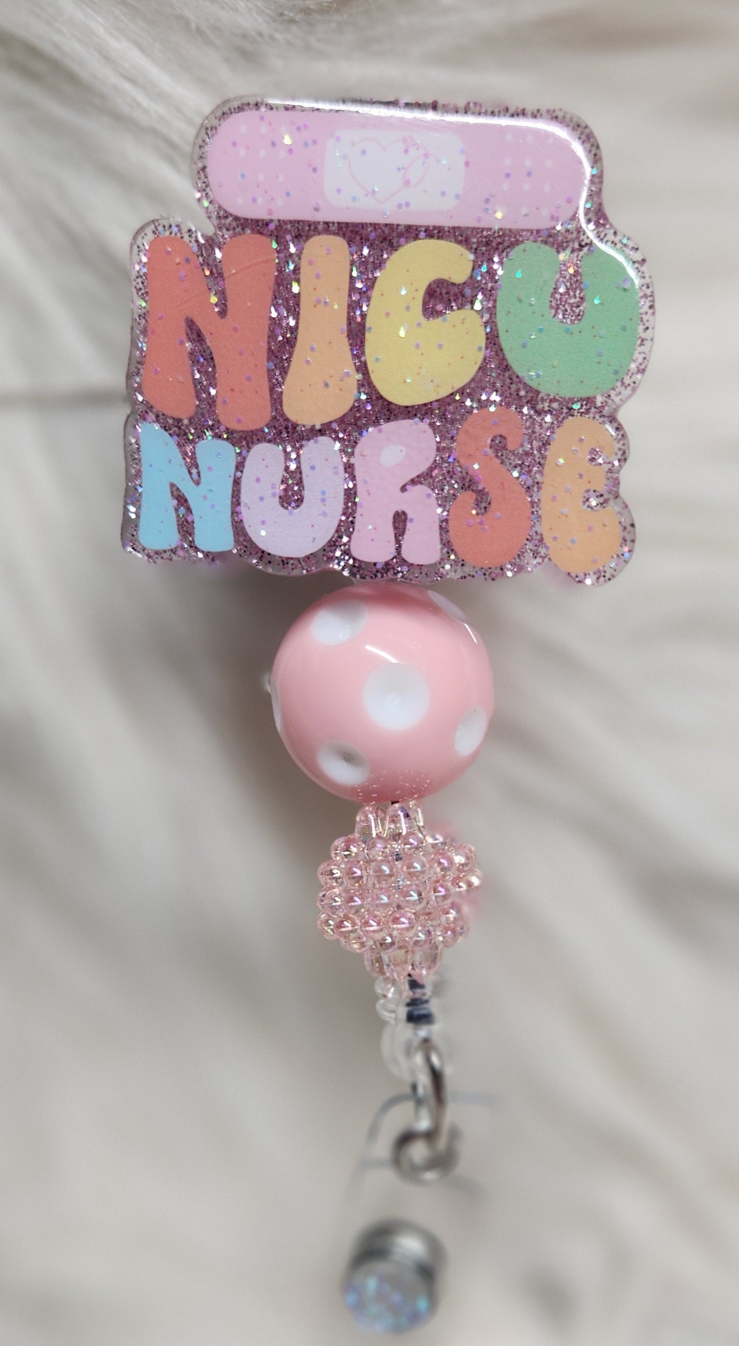 NICU Nurse Badge Reel Face