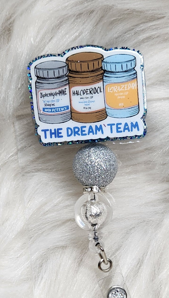 The Dream Team Badge Reel Face