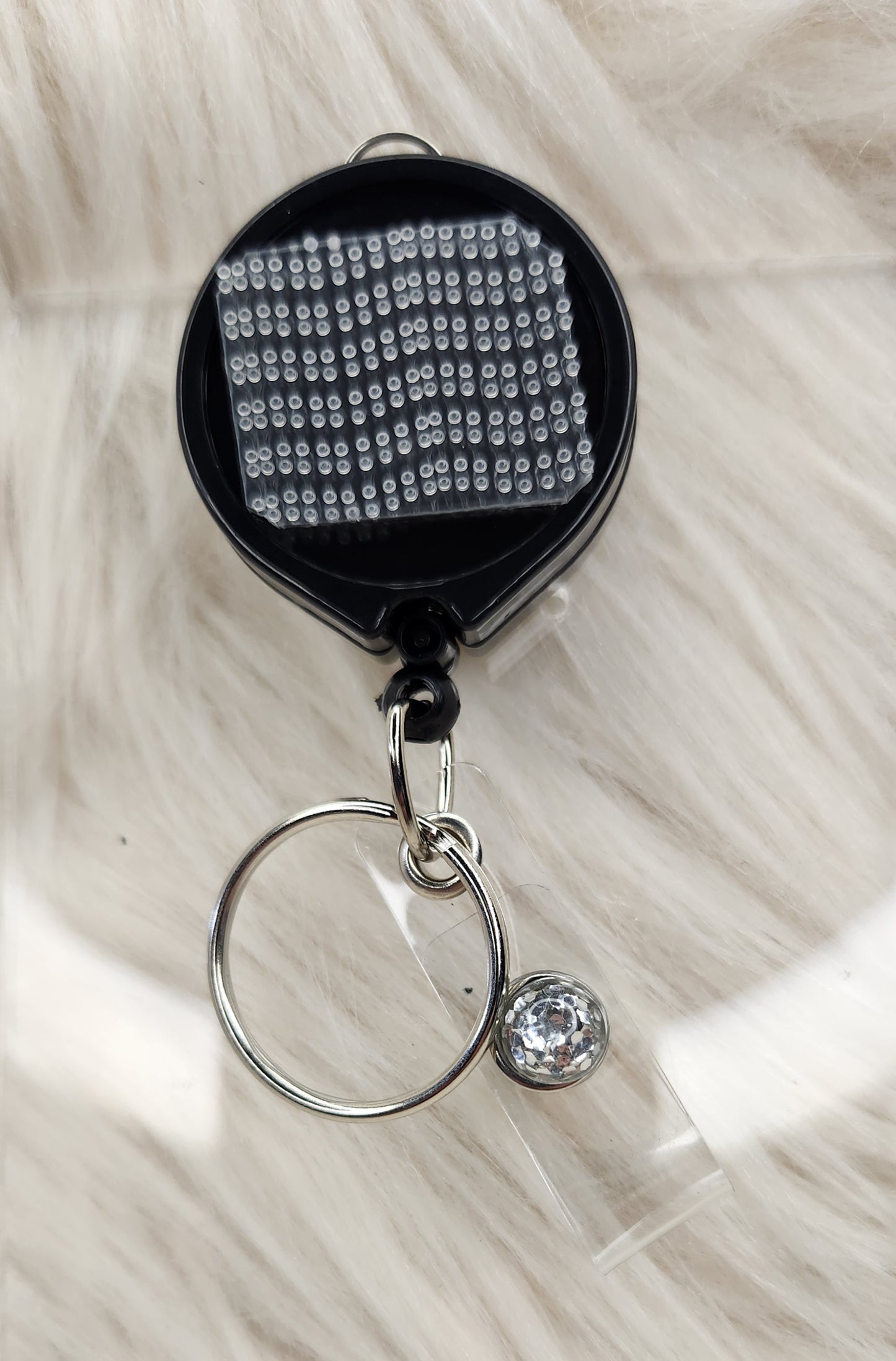 Silver Basic Lanyard Interchangeable Badge Reel