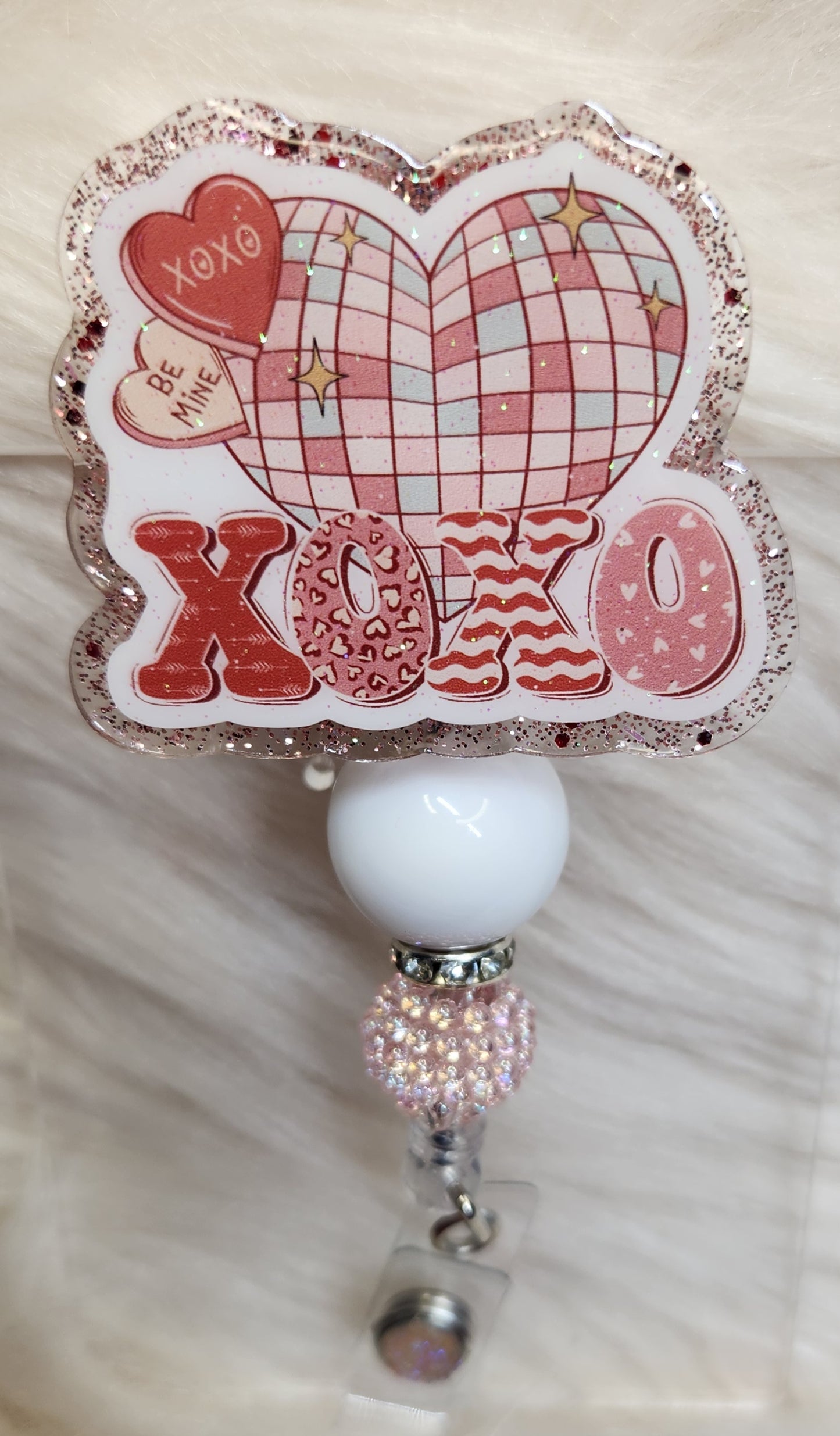 XOXO Badge Reel Face