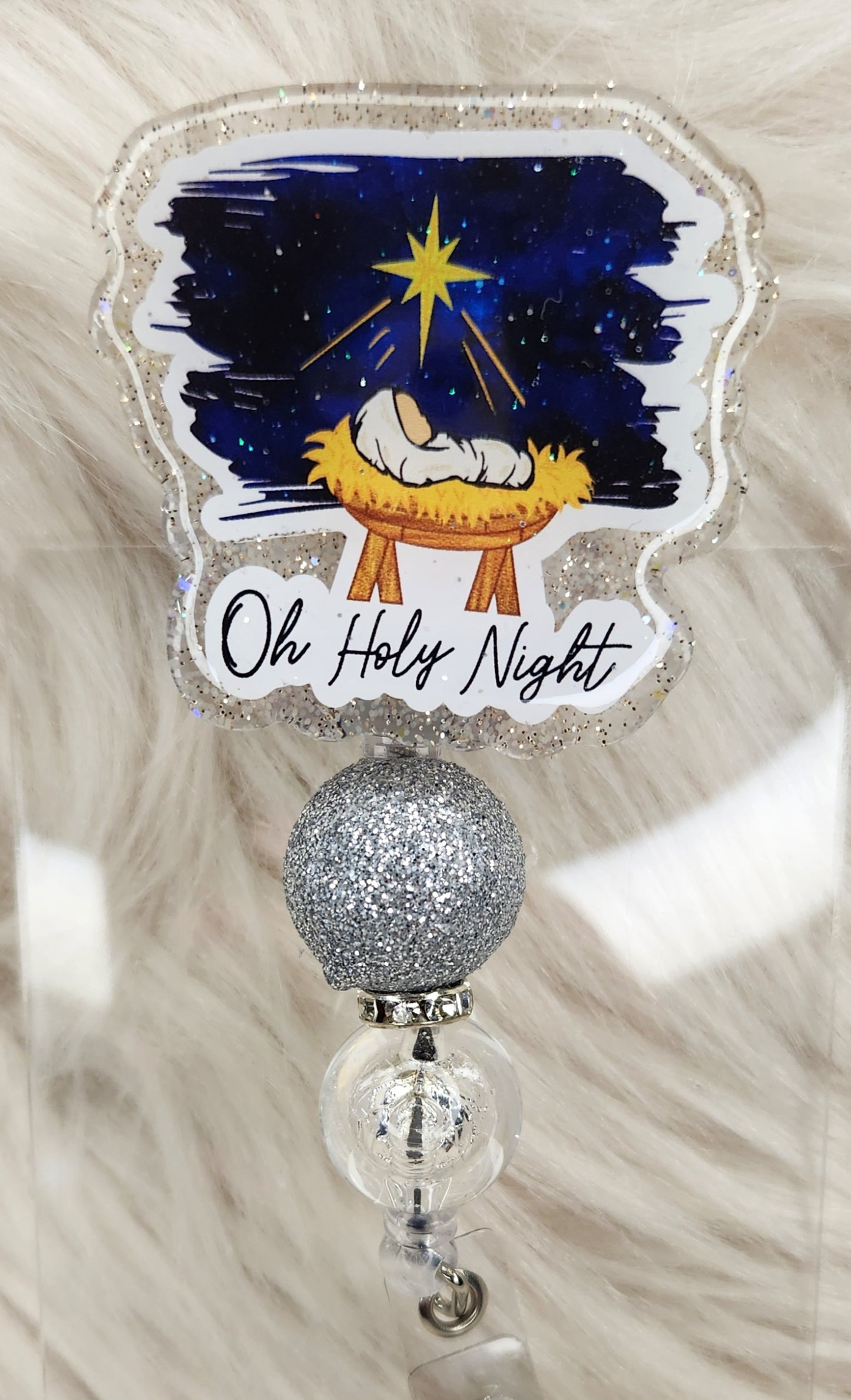 Oh Holy Night Badge Reel Face