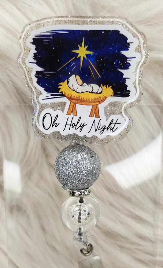 Oh Holy Night Badge Reel Face
